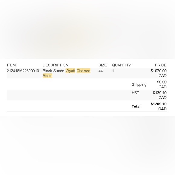 Selling my size 44 (US 11) Yves Saint Lauren (YSL) Wyatt Chelsea boots in Black - Picture 4 of 10